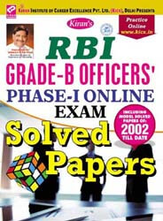 Kiran prakashan rbi grade b | Rbi Grade B Officers Phase  I Online Exam Solved Papers  English | 1493