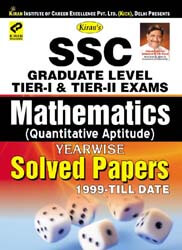 kiran ssc cgl  | Ssc Graduate Level Tier I & Tier II Exams Mathematics Yearwise Solved Papers 1999 To Till Date English | 1849