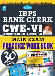 Kiran prakashan ibps clerk practice workbook | With Scratch Card English | 1785