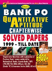 Bank po quantitative aptitude by kiran prakashan | Bank Po Quantitative Aptitude Chapterwise Solved Papers 1999 Till Date 6900 Objective Question English 1969