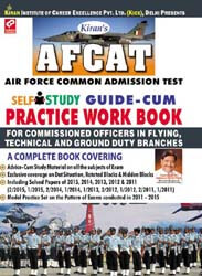 Kiran prakashan afcat book | Air Force Common Admission Test Self Study Guide-Cum Practice Work Book English | 1542