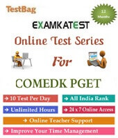 online test for comedk  | 12 Month 