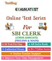 sbi clerk online mock test and junior associate | 12 Month