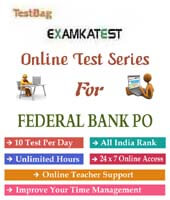 Federal bank po online test