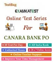 Canara Bank Po Recruitment Examination 1 month