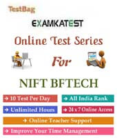 Nift bf tech online test | 1 Month