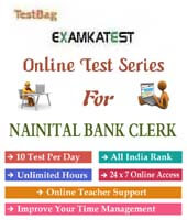 Nainital Bank Clerk Recruitment Exam  | 1 month