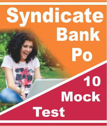 Syndicate bank po online test