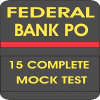 Federal bank recruitment | 15 Mock Test