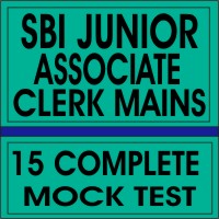 Sbi junior associate clerk mains mock test | 15 Mock Test
