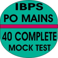 Ibps po mains practice set | 40 Mock test
