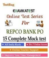 Repco bank po exam model question paper |  1 month
