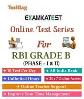 rbi grade b online test series  | 1 Month