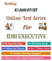 idbi bank executive online test series |  3 month