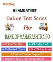 Bank of maharashtra po exam syllabus  |  1 Month