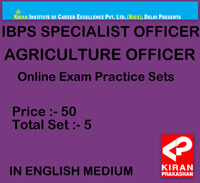 Ibps specialist agriculture officer online Mock test | 5 set