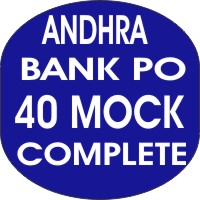 Andhra bank bank po exam mock test | 40 Mock Test
