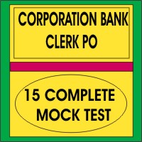 corporation bank exam mock test | 15 Moc Test