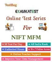 Mock test papers nift mfm (6 Month) 