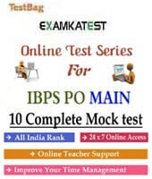 Ibps Po Main Mock Test  | 10 Mock Test