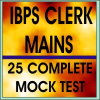 Ibps clerk mains mock test | 25 mains  mock test
