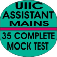 Uiic assistant mains practice papers | 35 Mock Test