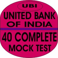 United bank of india po mock test | 40 Mock test